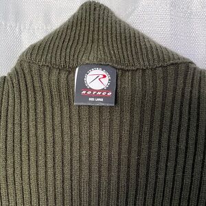 Rothco Men's Turtleneck Sweater in Olive